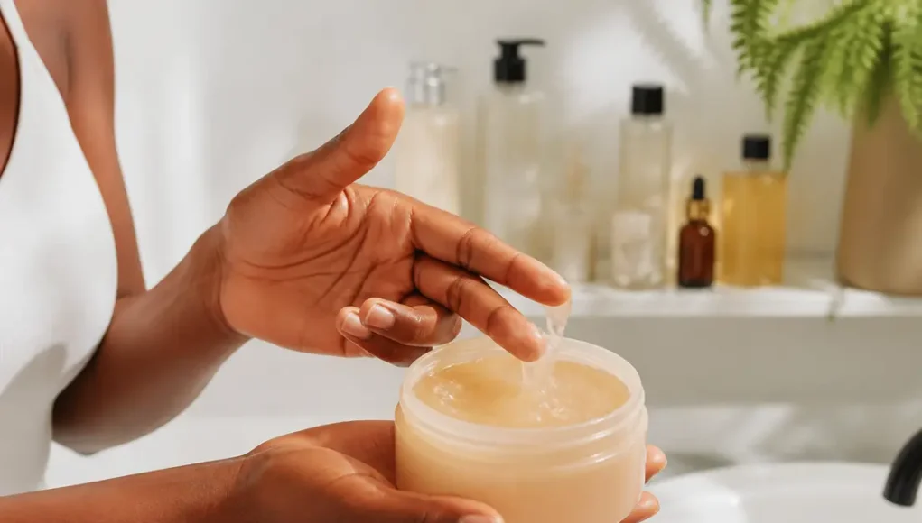 Comment appliquer la gelée Boost Curl sans résidus blancs ?