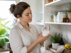 Éliminer l’odeur de transpiration acide avec le bicarbonate pot de bicarbonate de soude dans une cuisine pour la transpiration acide réduire odeurs