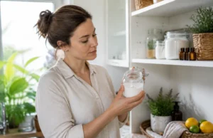 Éliminer l’odeur de transpiration acide avec le bicarbonate pot de bicarbonate de soude dans une cuisine pour la transpiration acide réduire odeurs