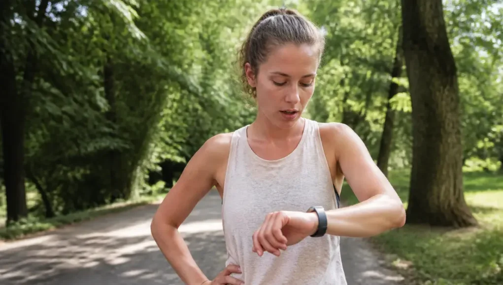 Runner en tenue de sport en extérieur, méthode pour calculer vo2max sans montre connectée
