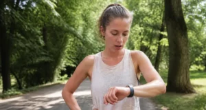 Calculer sa VO2 max : pourquoi la montre fausse le score ? Runner en tenue de sport en extérieur, méthode pour calculer vo2max sans montre connectée