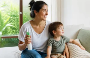 DEET anti-moustique en famille : quel danger avant 2 ans ? Conseils de deet moustique sécurité famille pour protéger les enfants à la maison