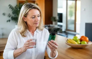 Floravia avis : que vaut ce complément pour la digestion ? Femme préparant son Floravia complément alimentaire avis dans une cuisine lumineuse